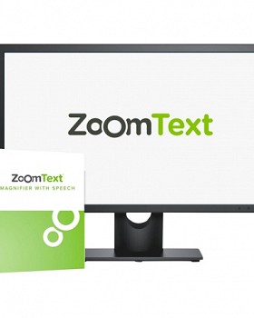 Zoom Text software ingrandente